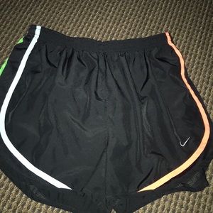 Nike multicolored black shorts L